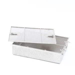 Professional Customized Stainless Steel Wire Mesh Basket For Medical Disinfection thumbnail-1