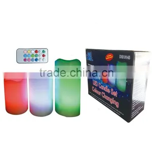 Color Changing Flameless Led Candle Light With Remote Control Wax Candle LED thumbnail-1