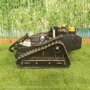 Remote Control Mower With Tracks, China Remote Control Bank Mower Price, Remote Control Hillside Mower for Sale thumbnail-1