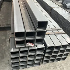 ASTM A106 A36 A53 Q235B Hollow Section Iron Rectangular Pipe Carbon Steel Square Tube Price thumbnail-3