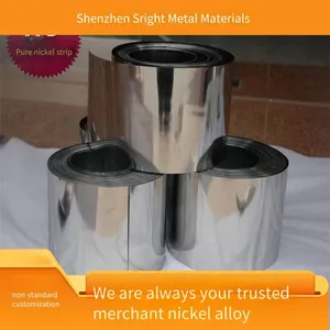 n6 Pure Nickel Strip for Scientific Research Experiments, 0.05, 0.06, 0.07, 0.08mm Welded Nickel Foil, Pure Nickel Sheets for Batteries thumbnail-3