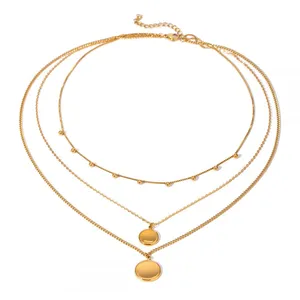 Custom Stainless Steel Necklace With Sea Water Resistant Finish - Low MOQ Available thumbnail-2