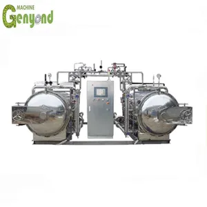 Automatic PLC Control Hot Water Spray Retort Pouch Machine thumbnail-4