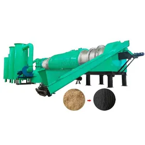 Smokeless Charcoal Manufacturing Equipment Make Charcoal Kiln Coal Carbonization Furnace EPC thumbnail-1