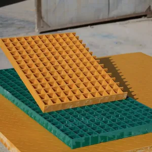 FRP GRP Molded Grating With Gritted Surface Anti-Slip Fiberglass Reinforced Plastic thumbnail-4