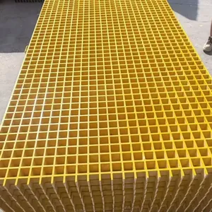 FRP GRP Molded Grating With Gritted Surface Anti-Slip Fiberglass Reinforced Plastic thumbnail-2