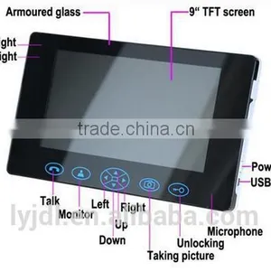 Hot Selling 9''color Wireless Video Door Bell,alarm Video Intercom Doorbell,wireless Unlocking thumbnail-6