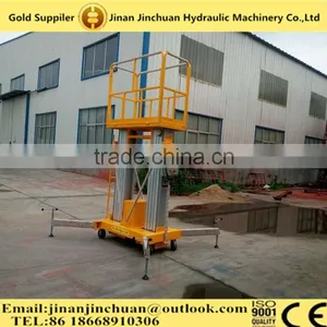 China Lift Platform Mobile Hydraulic Double Mast Aluminum Alloy Lift Platform thumbnail-3