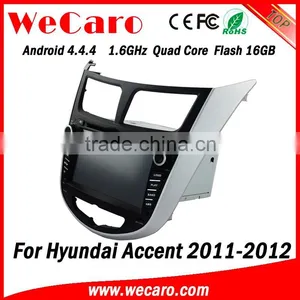 Wecaro WC-HU7202 Android 4.4.4 Car Stereo Touch Screen for Hyundai Accent Car Audio Android 16GB Flash 2011-2014 thumbnail-1