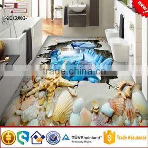 3d Flooring Tile for Bathroom Seaworld Picture Porcelain Wall and Floor 3d Tile thumbnail-6