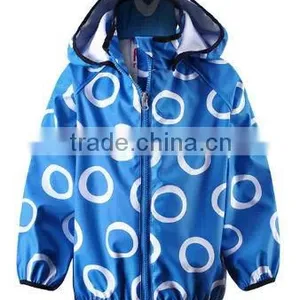 Allover Printing Fashionable Kids PU Raincoat thumbnail-1