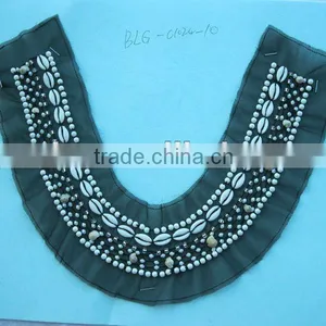 Embroidery Applique, Vneckline, Neckline Motif, Embroidery Sew on thumbnail-1
