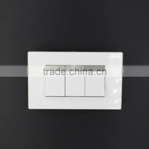 Popular 118 Type Power Socket Switch, White 3 Gang Switch thumbnail-1