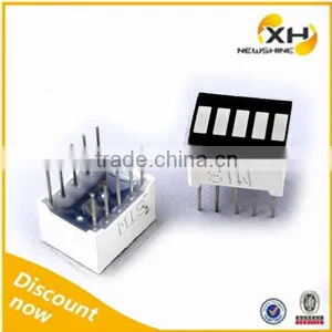 5 Segment 8 Segment 10 Segment Multi-Colors NEWSHINE Multi Colour LED Bar Graph Array thumbnail-3