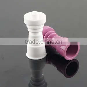 Hot Selling in USA 12mm 14mm & 19mm GR2 Domeless Titanium Nail Titanium Domeless Smoking Nail Oil Baseball Hat Carb Cap thumbnail-4