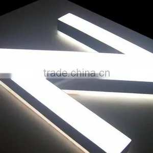 Custom Shop Front Logo in Stainless Steel 3D and Backlit Logo thumbnail-3