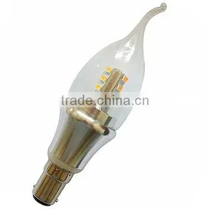 Hot Sale Clear Glass Cover Candle Light Led 5w, E14 E17 Led Bulb thumbnail-3
