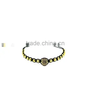 2016 SALE Latest Fashion Beaded Rope Bracelets,stainless Steel Beads Design Bracelet Jewelry thumbnail-5