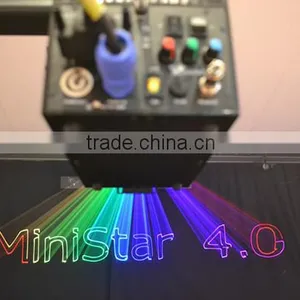 TOP RGB High Power 4 Watt Laser Projector With DT30 Scanner for Performance thumbnail-1