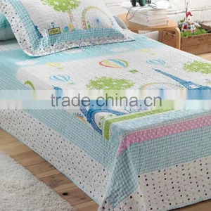 High Quality Kids Patchwork Quilt Set Children Bedding Set Cotton Bedding Set thumbnail-1