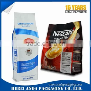 Custom Printing Coffee Bag Wholesale, Laminated Aluminum Foil Coffee Bags thumbnail-2