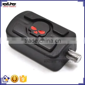 BJ-FP216-053 Black Billet Aluminum Skull Motorcycle Shifter Shift Peg For Harley Davidson thumbnail-1