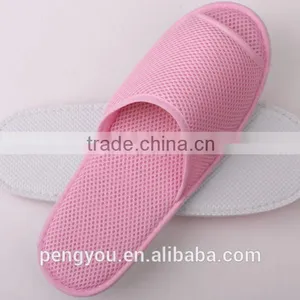 2014new Style Flat Wholesale Breathable Cotton Hotel Slippers for Promotion,slipper Manufaturer thumbnail-1