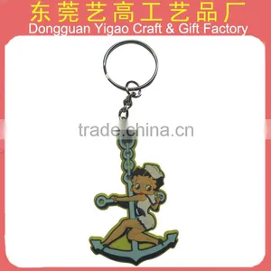 Soft PVC Rabbit Foot Key Chain thumbnail-4