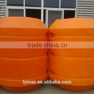 Large Diameter Orange Color Plastic Water Floating Buoy thumbnail-2