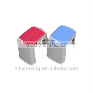 Square Plastic Portable Household Stool thumbnail-1