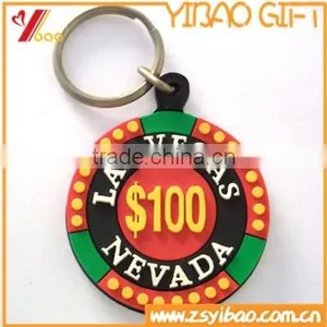 Coin Design PVC Keychain/soft PVC Keychain thumbnail-1