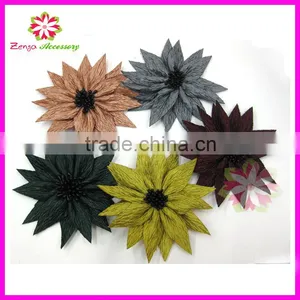 Fabric Flower Brooch, Flower Fabric Brooch, Fabric Flower Corsage thumbnail-5