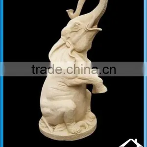 Hand Carved Resin Elephant Garden thumbnail-1
