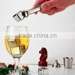 NT-WS13 Men Beloved Gift Wine Ice Cubes 304 Stainless Steel Wine Chiller Ice Cubes for Chiristmas Gift thumbnail-1