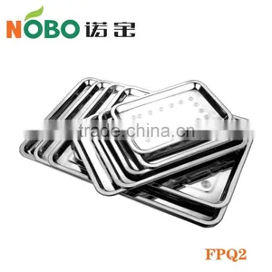 Cheap Price 2cm Height Square Stainless Steel Charger Tray thumbnail-1