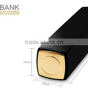 Gift Promotional Famous Brand Perfume OEM Mini Lipstick Mobile Phone Cell Phone 3000mAh Power Bank thumbnail-1