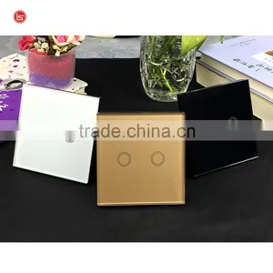 1gang 1way EU Standard, Remote Switch, Crystal Glass Panel Wall Light Remote Touch Switch thumbnail-4