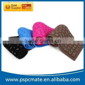 High Quality 107keys Waterproof Flexible Silicon Soft Bluetooth 3.0 Keyboard for Different Country thumbnail-1