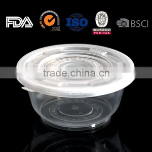 600ml Disposable Plastic Food Takeaway Container With Lid thumbnail-1