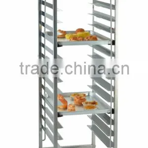 Update International Stainless Steel Mobile Catering Rack Trolley Pan Cart thumbnail-2