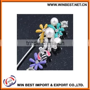 Hot Selling 2015 Costume Jewellery Trendy Brooches, Fancy Safety Pins thumbnail-5