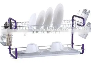 LBY 2016 Multi-purpose 2 Tiers Dish Rack With Tray and Cutlery Holder (B) thumbnail-1