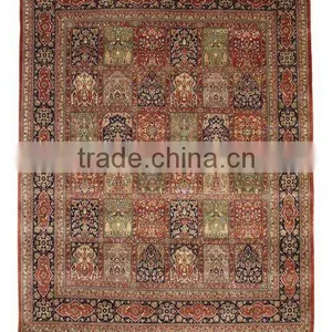 Tabriz Carpet Filder Goam Rust Blue Kirman Garden thumbnail-1