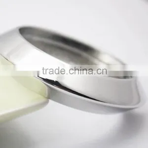 Fashion Blank Chunky Adjustable Alloy Bangle Mirror Polished thumbnail-4