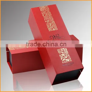 Custom Design Elegant Kraft Paper Wine Box Wholesale thumbnail-1