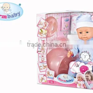 DRINK AND PEE FUNCTION DOLL WITH FEED SET thumbnail-1