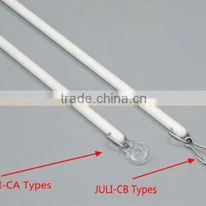 9.5mm od With 36 " Length Pure White Fiberglass Baton for Curtain thumbnail-2