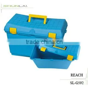 Hot Sale Plastic Toolbox, Functional Equipment Toolbox, New Design Plastic Storage Box With Lid SL-G592 thumbnail-1