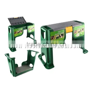 3 in 1 Garden Kneeler Bench Chair Stool Seat With Tool Box thumbnail-1