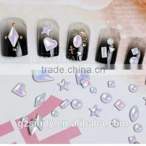 Best Price ! Bling Bling White Opal Hotfix Stones Wholesale ZX:SZ578 thumbnail-3
